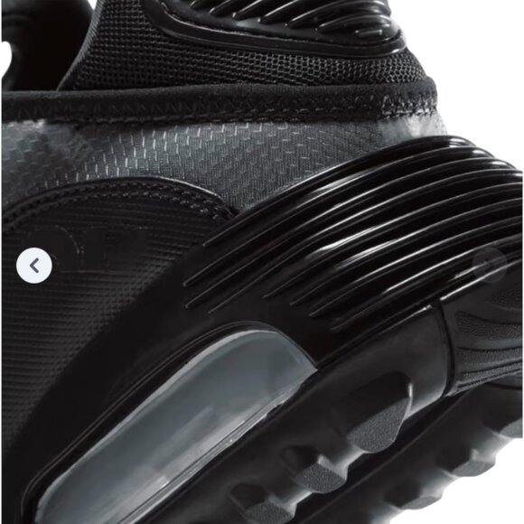 Womens Nike Air Max 2090 Black Grey Running Shoes Size 8 CK2612 002 NEW - Picture 4 of 8